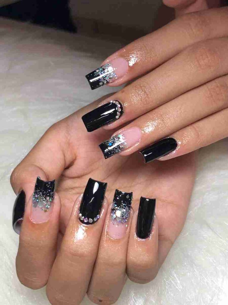 Decora Es Simples Para Fazer Unhas Pretas Sozinha Nati Cosm Tica