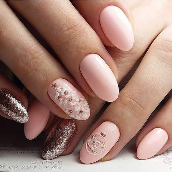 unhas para natal