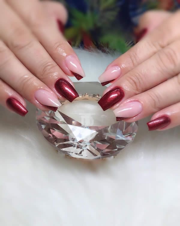 unhas para natal