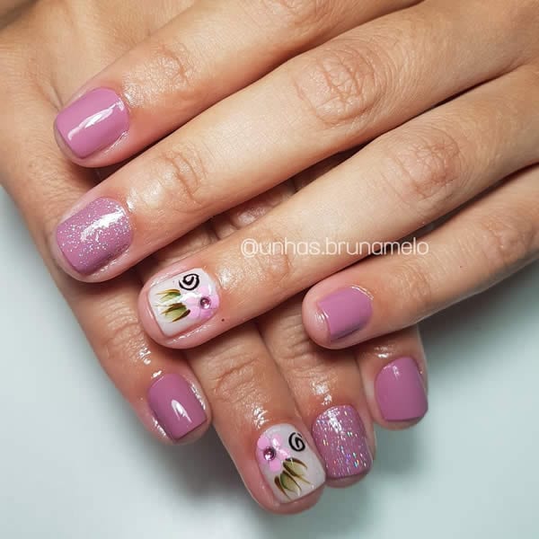 unhas decoradas lindas e simples