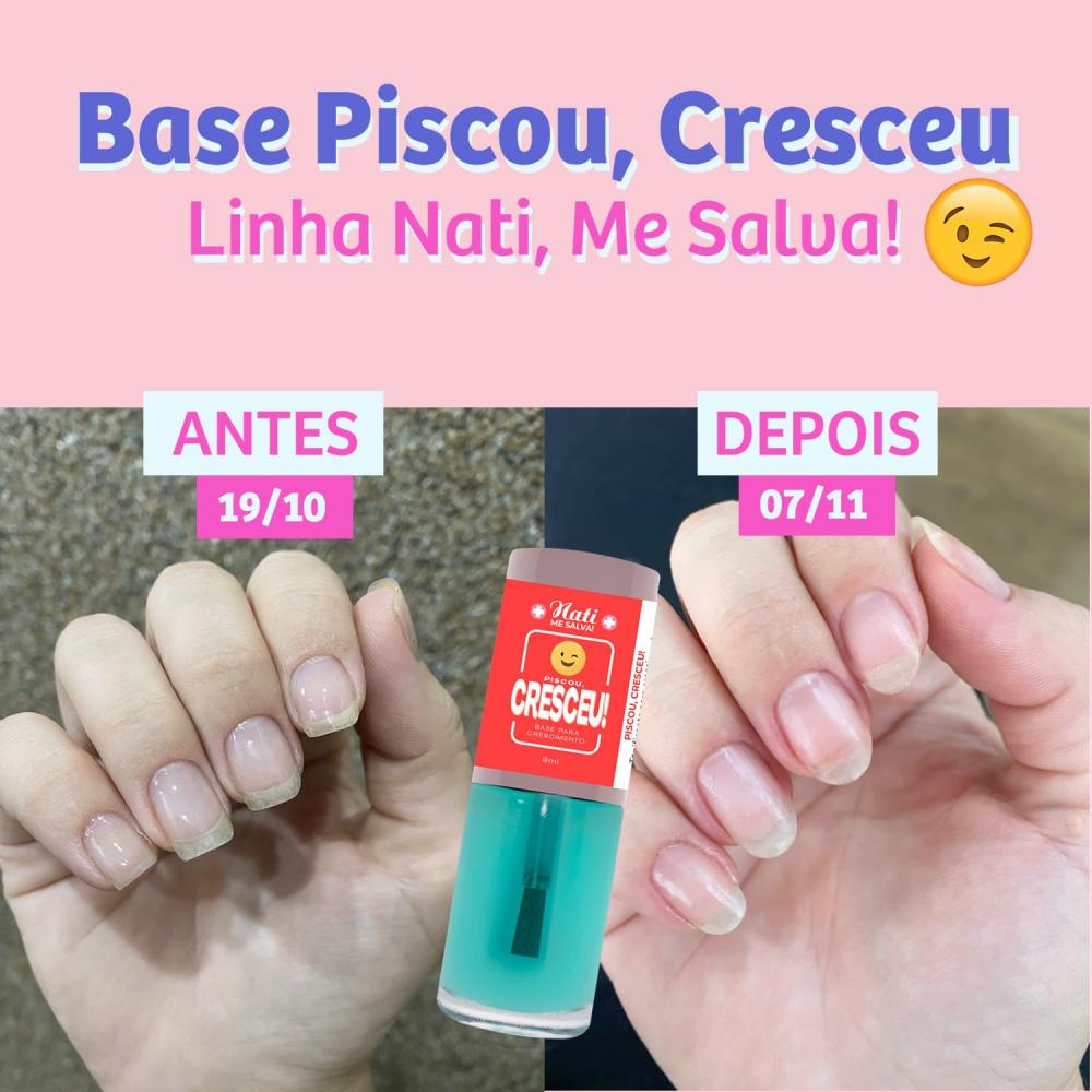 base piscou cresceu nati cosmética