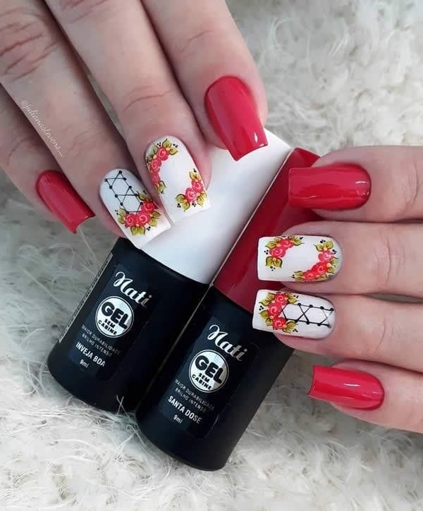 Saiba como usar o vermelho nas unhas decoradas.