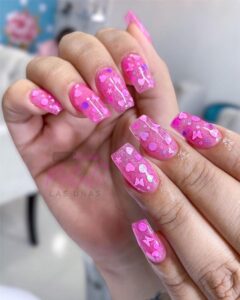 jelly nails pink encapsuladas