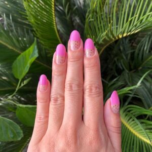nails art french nails releituras da francesinha rosa 