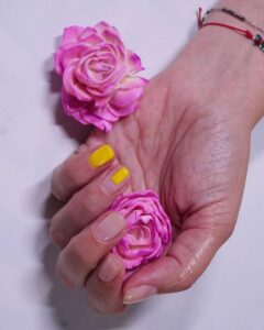 nails art geometric nails neon amarelo 