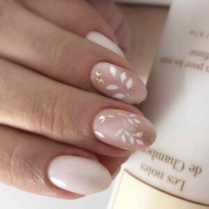 manicure-simples-e-deocrada-para-noivas