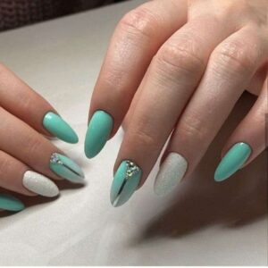 unhas-verde-formato-almond