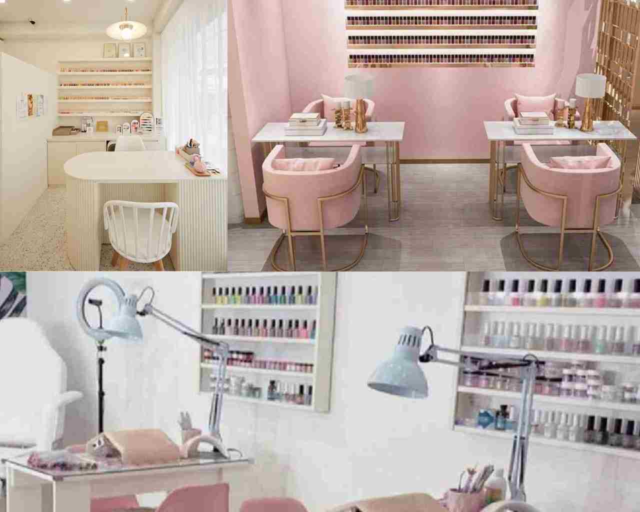 Salão de manicure : ideias de decoração para seu espaço de beleza | Nati  Cosmética