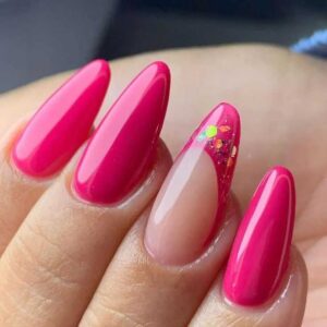 Como são unhas de gel com esmaltação em gel