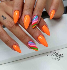 unhas almond como fazer