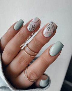 Unhas fabulosas com esmalte verde água 