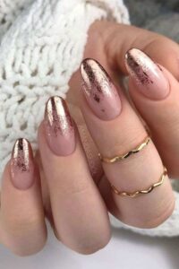 unhas decoradas com foil