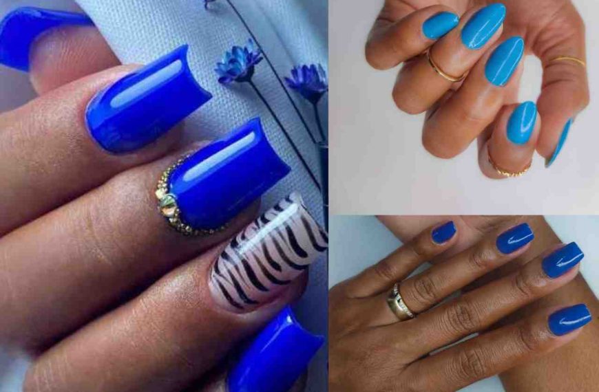 13 Top ideias de Unhas Decoradas com esmalte azul para manicures talentosas